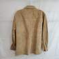 Norm Thompson Button Up Leather Jacket NWT Size 6 image number 2