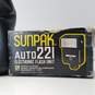 Lot of 2 Assorted Sunpak Camera Flashes with Interface Module CA-2D image number 5
