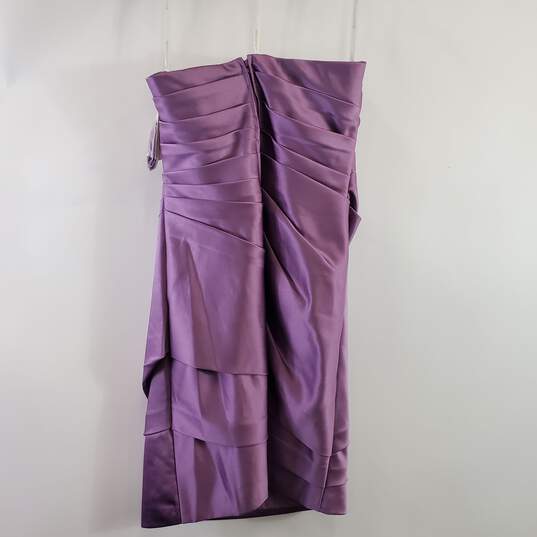 Davids Bridal Women Purple Dress SZ 6 NWT image number 2