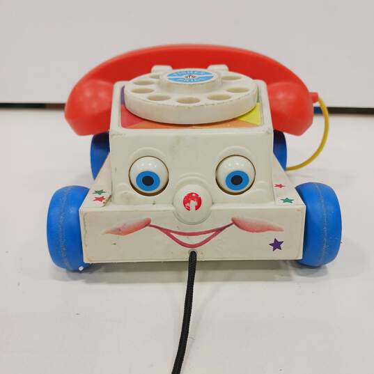 Vintage Fisher Price Pull Toy Phone image number 1