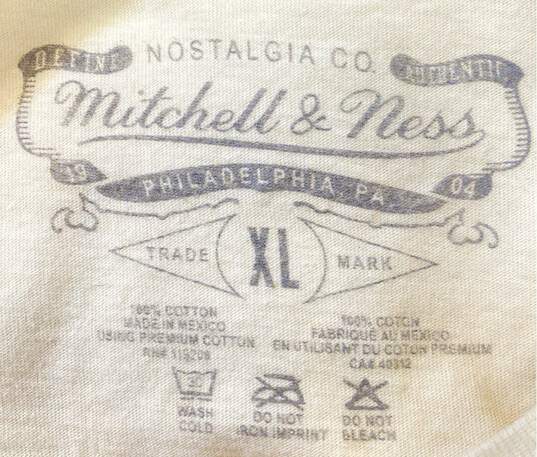 Mitchell & Ness Mens Yellow Los Angeles Dodgers Baseball MLB T-Shirt Size XL image number 4
