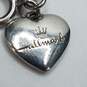 Hallmark Sterling Silver Nelee Diamond Heart Line 17" Necklace 3.7g image number 5
