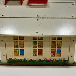 Vintage Fisher Price Little People Play Family School House alternative image