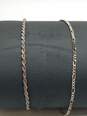 DYADEMA Sterling Silver Necklace 20-21in Chain 6-10in Bracelet/ Anklet Bundle 6 pcs 17.5g image number 3