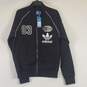 Adidas Unisex Black Graphic Active Zip Up L NWT image number 1