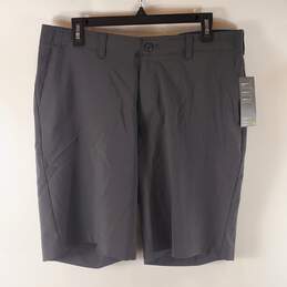 Ben Hogan Men Gray Dress Shorts 36 NWT
