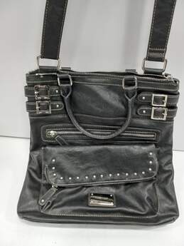 Nine West Black w/ Studded Accents Crossbody Handbag alternative image