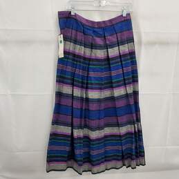 Vintage 80s Pleated Skirt Linda Allard for Ellen Tracy Women's Size 10 alternative image