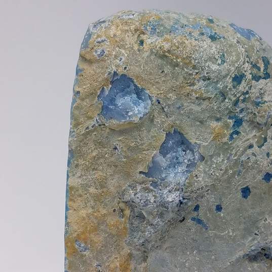 Blue Geode Single Book End 1.50lbs image number 5