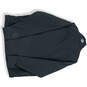 Mens Black Long Sleeve Mock Neck Pockets Full-Zip Windbreaker Jacket Sz 2XL image number 2