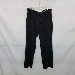 Banana Republic Black Logan Mid Rise Trouser Pant WM Size 12 NWT