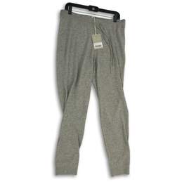 NWT Everlane Womens Gray Elastic Drawstring Waist Flat Front Sweatpants Size L