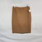 Halogen Light Brown Lined Pencil Skirt WM Size 4 NWT image number 1