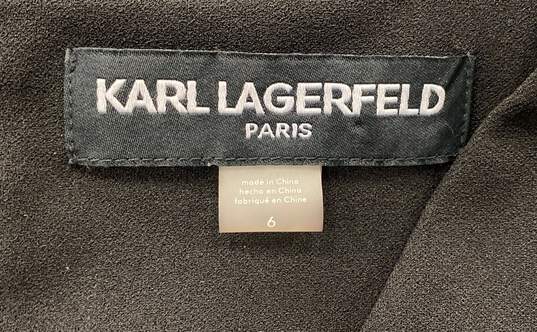 Karl Lagerfeld Black Casual Dress - Size 6 image number 3