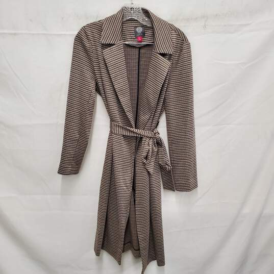 Vince Camuto WM's Houndstooth Elegant Trench Coat Size XS image number 1