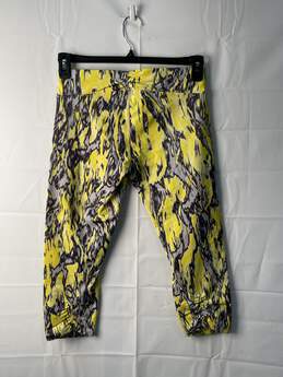 Calvin Klein Woman's Yellow Print Athletic Pants Size M alternative image