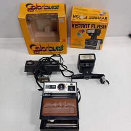 Vintage Kodak Colorburst 100 Film Camera w/Flash and Boxes