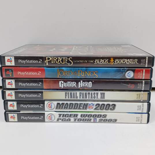 Bundle of 6 Sony PlayStation 2 Video Games image number 1