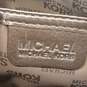 Michael Kors Signature Metallic Silver Pouch image number 7