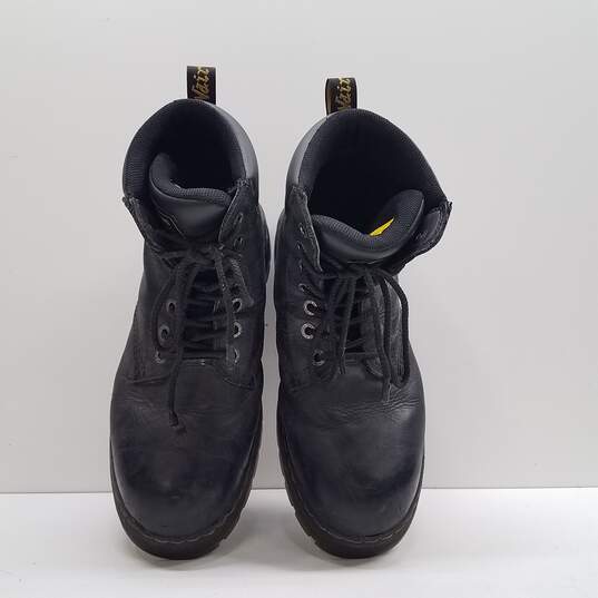 Dr Martens Leather Workwear Steel Toe Boots Black 12 image number 6