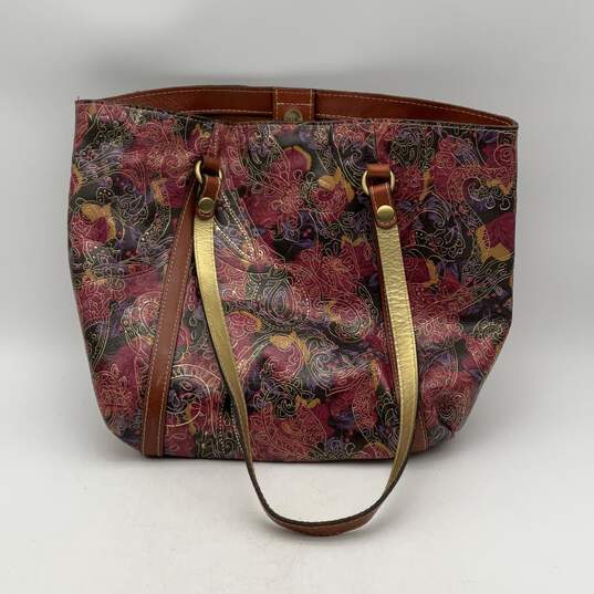 Patricia Nash Womens Multicolor Paisley Inner Pocket Double Handle Tote Bag image number 2