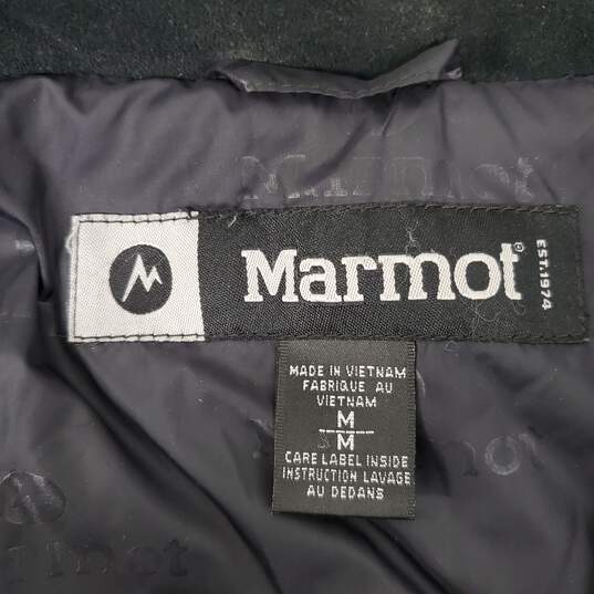 Marmot WM's Nylon Outershell Winter Sports Quilted Black Jacket Size M image number 3