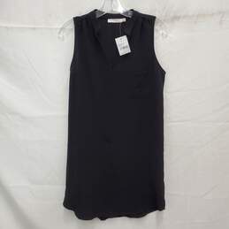 NWT Lush WM's Smocked Slip Black Chiffon Dress Size XS