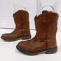 Men's Brown Leather Ariat Boots Size 10 image number 2
