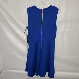 Felicity & Coco Cobalt Blue Sleeveless Zip Back Dress NWT Size M alternative image