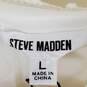 Steve Madden Women Ivory Knitted Dress L NWT image number 3