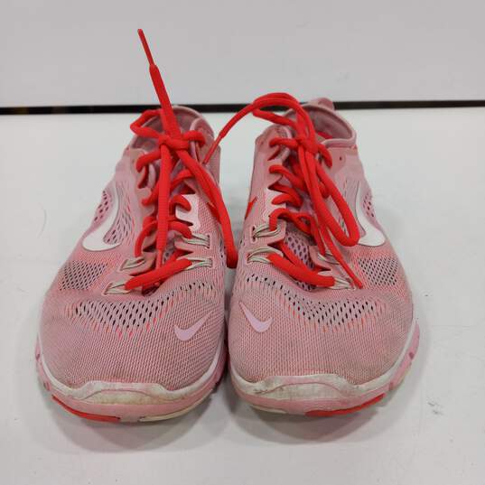 Nike Women's Free 5.0 Pink Train Fit 4 Breath Cross Training Shoes Size 9 image number 2