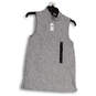 NWT Womens Gray Stretch Mock Neck Sleeveless Pullover Tank Top Size Small image number 1