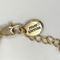 Designerr Juicy Coutue Gold-Tone Lobster Rhinestone Heart Charm Bracelet image number 3