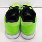 Mens Green Mesh Lace Up Low Top Activewear Free 5.0 Running Shoes Size 14 image number 4