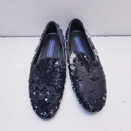 Giorgio Brutini Sequin Loafers Black 10