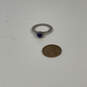 Designer Pandora 925 ALE Sterling Silver Blue Lapis Lazuli Bubble Band Ring image number 4