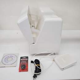 Janome Memory Craft 10000 Sewing Machine w/ Pedal - Untested alternative image