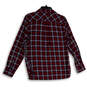 NWT Womens Multicolor Plaid Collared Long Sleeve Button-Up Shirt Size L image number 2