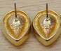 Vintage SAL Swarovski Pear Shaped Crystal Post Earrings 10.5g image number 3