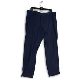 NWT Nike Mens Blue Flat Front Standard Fit Straight Leg Chino Pants Size 38X30