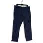 NWT Nike Mens Blue Flat Front Standard Fit Straight Leg Chino Pants Size 38X30 image number 1