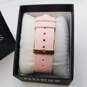 Guess 39mm Gold Tone Case Crystal Bezel Pink Band Lady's Oversize   Chronograph Quartz Watch image number 3