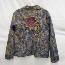 Chinos WM's Embroidered Beaded Sequin Denim Jacket Size 2 alternative image