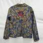Chinos WM's Embroidered Beaded Sequin Denim Jacket Size 2 image number 2