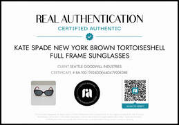 Kate Spade New York Halsey Oversized Brown Tort/Pink Sunglasses AUTHENTICATED alternative image