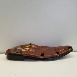 Trevi Brown Leather lining Sandals US 12