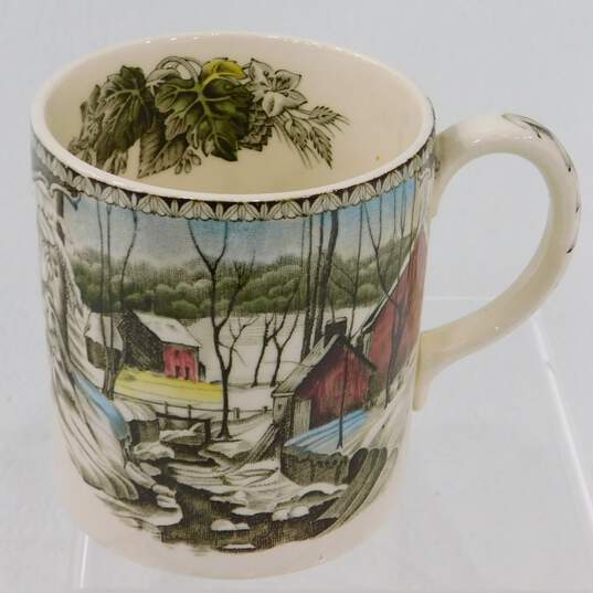 VNTG Johnson Bros. The Friendly Village Coffee Mugs/Cups (Set of 6) image number 2