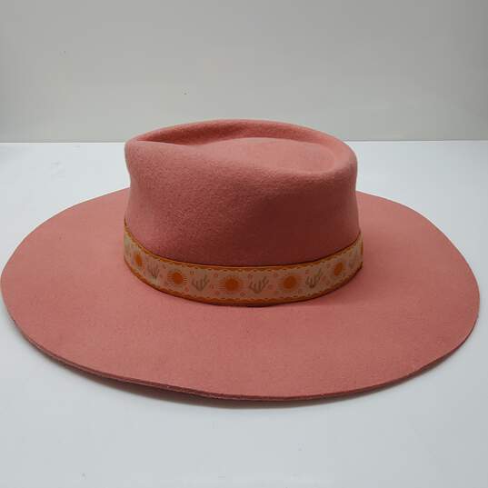 Gigi Pip Pink Australian Wool Rancher Hat Size 57 image number 2