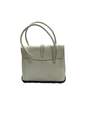 Women's White Leather Handbag image number 2