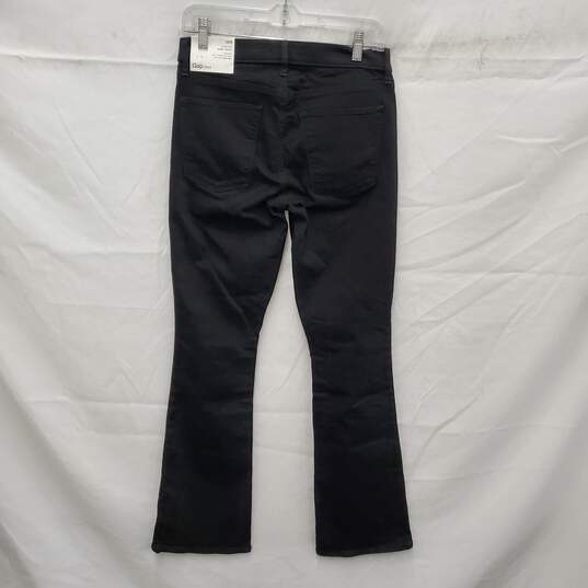 NWT Gap 1969 WM's Black Stretch Baby Boot Mid Rise Cotton Blend Pants Size 28R image number 2